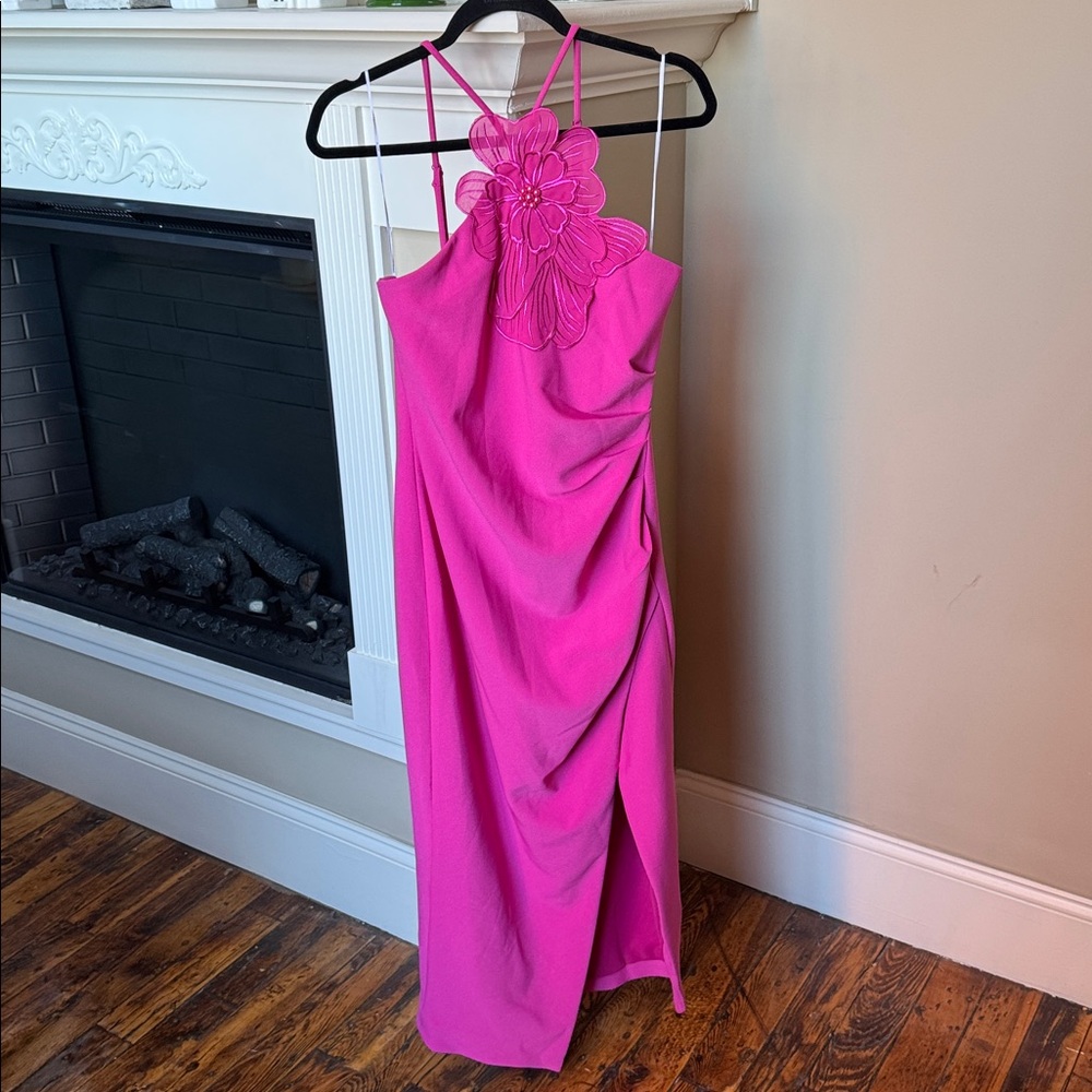 NWT 🩷 ELLIATT Janelle 3D Midi Dress - Picture 11 of 13